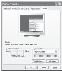 SAMSUNG LE26S81B - Configuration de votre logiciel PC (basée sur Windows XP) - 1