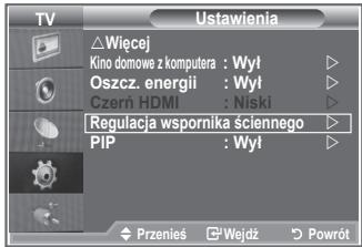SAMSUNG LE26S81B - Po zainstalowaniu wspornika do montażu naściennego można łatwo dostosować ustawienie telewizora. - 2