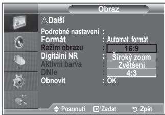 SAMSUNG LE26S81B - Výběr režimu obrazu - 2