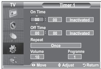 SAMSUNG LE26S81B - Switching the Television On and Off Automatically - 2