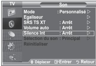 SAMSUNG LE26S81B - Pour entendre le son par l'intermédiaire de haut-parleurs séparés, désactivez l'amplificateur interne. - 1