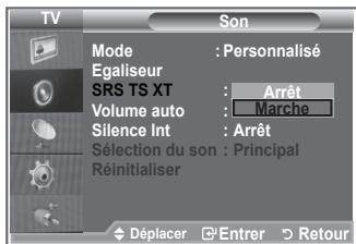 SAMSUNG LE26S81B - Réglage du TruSurround XT (SRS TS XT) - 3