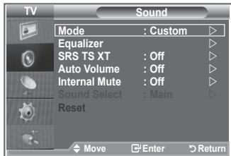SAMSUNG LE26S81B - Changing the Sound Standard - 1