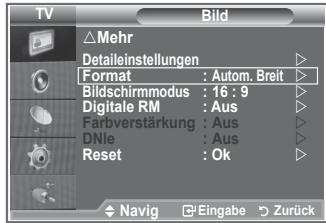 SAMSUNG LE26S81B - Sie können ein Bildformat auswählen, das Ihren Sehgewohnheiten am besten entspricht. - 1