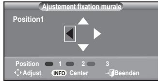 SAMSUNG LE26S81B - Réglage de la fixation murale (LE40S8 LE46S8) (vendue séparément) - 3