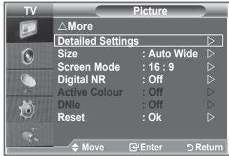 SAMSUNG LE26S81B - You can set detailed picture settings. - 1