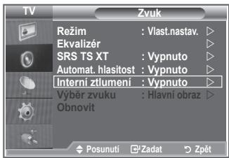 SAMSUNG LE26S81B - Volba Internal Mute (Interní ztlumení) - 1