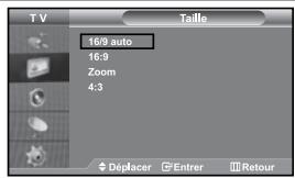 SAMSUNG LE27S71B - Changement de la taille de l'image - 1