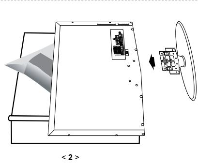 SAMSUNG LE27S71B - Installing the Stand - 1