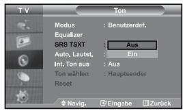 SAMSUNG LE27S71B - Sie können den Ton nach Ihrem persönlichen Geschmack einstellen. - 1
