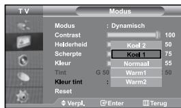 SAMSUNG LE27S71B - De kleurtint wijzigen - 1