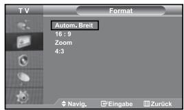 SAMSUNG LE27S71B - Bildgröße wählen - 1