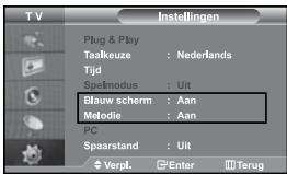SAMSUNG LE27S71B - Blauwe schermmodus instellen / Melodie selecteren - 1