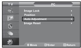 SAMSUNG LE27S71B - Changing the Image Position (Position): - 1