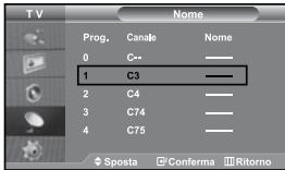 SAMSUNG LE27S71B - Ordinamento dei canali memorizzati - 2