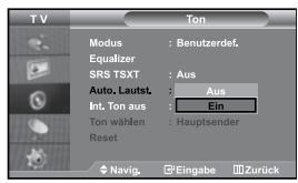 SAMSUNG LE27S71B - Lautstärke automatisch einstellen - 1