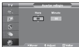 SAMSUNG LE27S71B - Acertar e ver a hora actual - 1