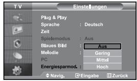 SAMSUNG LE27S71B - Anzeigen eines blauen Bildschirms / Melodie wählen - 2