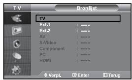 SAMSUNG LE27S71B - De bron selecteren - 1