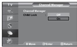 SAMSUNG LE27S71B - You can easily delete, add, or lock the channel you want. - 2