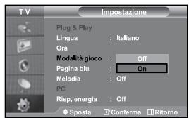 SAMSUNG LE27S71B - Uso di Modalità gioco - 1
