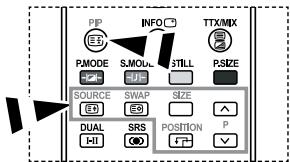 SAMSUNG LE27S71B - Viewing the Picture In Picture (PIP) - 2