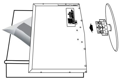 SAMSUNG LE27S71B - Instalación del soporte - 1