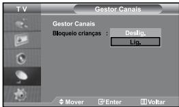 SAMSUNG LE27S71B - Activar Bloqueio crianças - 1
