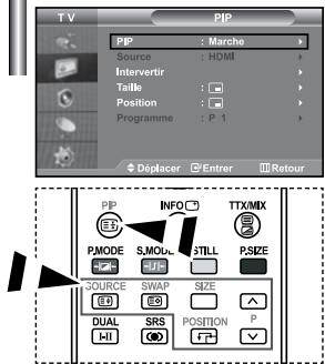 SAMSUNG LE27S71B - Affichage de l'Image dans l'image (PIP) - 1
