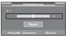 SAMSUNG LE27S71B - Kanäle mit Feinabstimmung einstellen - 1