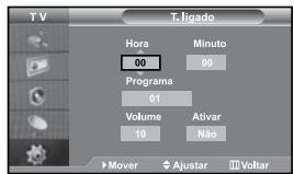 SAMSUNG LE27S71B - Ligar e desligar o televisor automaticamente - 1