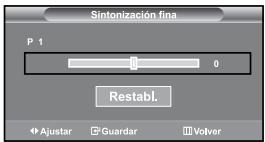 SAMSUNG LE27S71B - Sintonía fina de la recepción de canales - 1