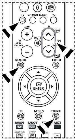 SAMSUNG LE27S71B - Exibição das informações de teletexto - 1