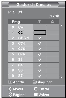 SAMSUNG LE27S71B - Configuración del Gestor de Canales - 1