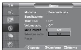 SAMSUNG LE27S71B - Selezione di Internal Mute (Mute interno) - 1