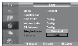 SAMSUNG LE27S71B - Ouvir o som da imagem secundária - 1