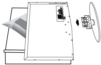 SAMSUNG LE27S71B - Instalar a Base - 1