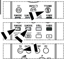 SAMSUNG LE27S71B - Auswählen einer Videotextseite mit Fastext - 1