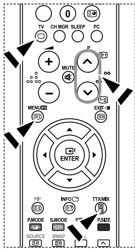 SAMSUNG LE27S71B - Teletekstinformatie weergeven - 1