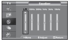 SAMSUNG LE27S71B - Adjusting the Sound Settings - 1