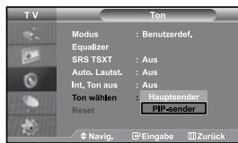 SAMSUNG LE27S71B - Ton des Nebenbildes wiedergeben - 1