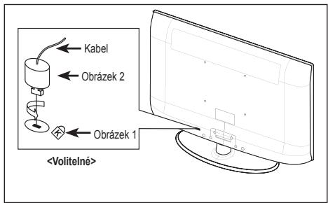 SAMSUNG LE32A330J1 - Použití Kensingtonského zámku pro ochranu před krádeží (v závislosti na modelu) - 1