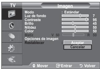 SAMSUNG LE32A330J1 - Puede volver a los ajustes de imagen predefinidos de fábrica. - 1