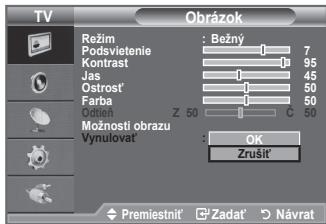 SAMSUNG LE32A330J1 - Môžete vrátit' spät' pôvodné nastavenia z výroby. - 1