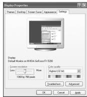 SAMSUNG LE32A330J1 - Configuración del software del PC (basado en Windows XP) - 1