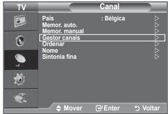 SAMSUNG LE32A330J1 - O Gestor canais permite bloquear ou adicionar canais facilmente. - 1