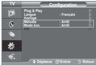 SAMSUNG LE32A330J1 - Mélodie / Mode éco. - 1