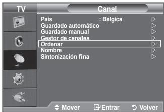 SAMSUNG LE32A330J1 - Orden de los canales memorizados - 1