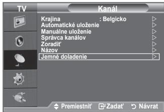 SAMSUNG LE32A330J1 - Na manuálne nastavenie konkrétneho kanála pre optimálny výkon použite jemné doladenie. - 1