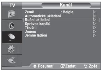 SAMSUNG LE32A330J1 - Ruční ukládání kanálů - 1